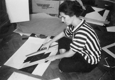 Lygia Pape im Atelier – 1959